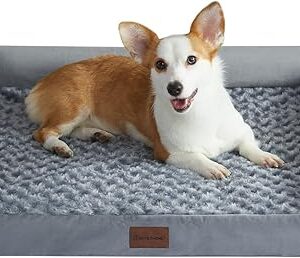 BFPETHOME Dog Beds for Large Dogs, Orthopedic Dog Bed for Medium Large Dogs,Big Waterproof Couch Dog Pet Bed with Removable Washable Cover